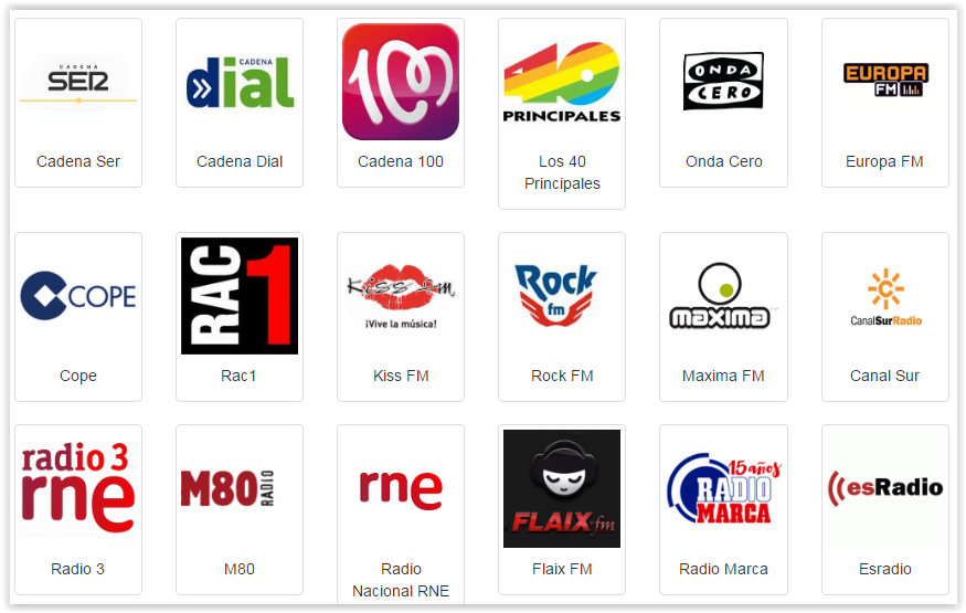 Découvrir les radios espagnoles avec